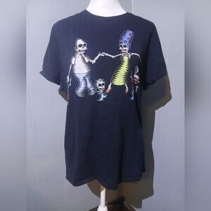 Simpsons Black Short‑Sleeve Graphic Tee | Treehouse of Horror | Size M